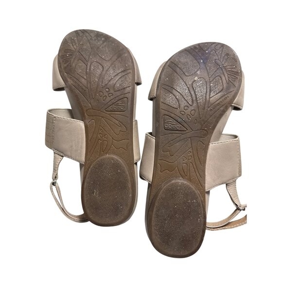 Abeo B.I.O. System Shannon Taupe Cobblestone Sandals Size 9N Neutral Arch - Picture 7 of 7